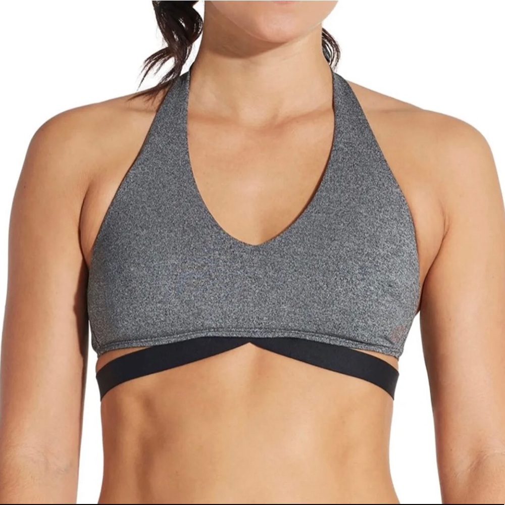 Calia Grey swimsuit halter top XS